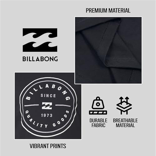 Billabong Big and Tall Long Sleeve T Shirts for Men - Cotton Graphic Tee Shirts