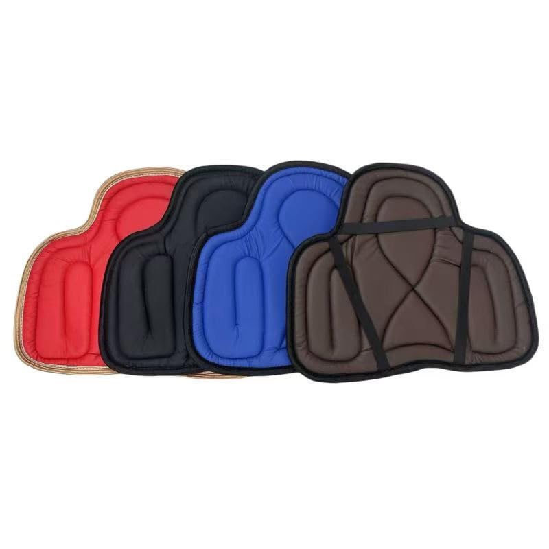 Brown 50x40cm Western Saddle Tush Cushion Pad, Shock Absorbing Saddle Pad