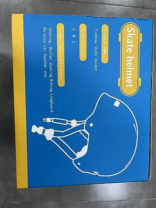 Findway Skateboard Cycling Helmet - Triple Certified Two Removable Liners Ventilation Multi-Sport Scooter Roller Skate Inline Skating Rollerblading BMX MTB for Kids, Youth & Adults