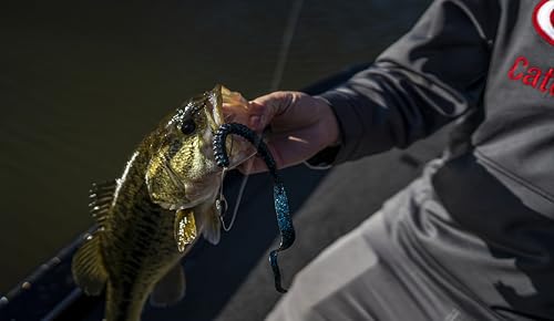 Camo 4-Inch PowerBait Power Worms Fishing Soft Bait - 15 Count