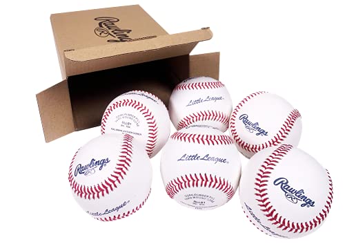 Youth Baseballs Box of 6 - Competition Grade Little League Balls