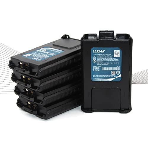 (5-Pack) 7.4V 1400mAh BL-5 Battery for UV-5R, UV-5R Plus, BF-F8HP - Standard Battery