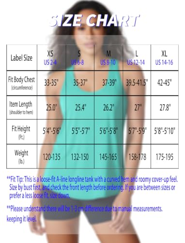 Loose Fit Women's Athletic Tank Top - Moisture Wicking Workout Shirt, Large Hot Pink