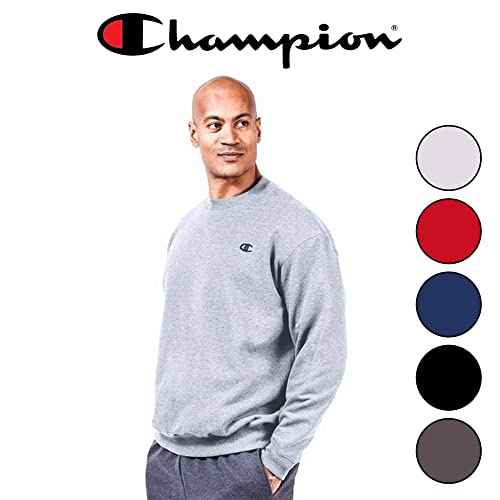 Champion Big and Tall Sweatshirts for Men ? Men Crewneck Sweatshirt Big and Tall