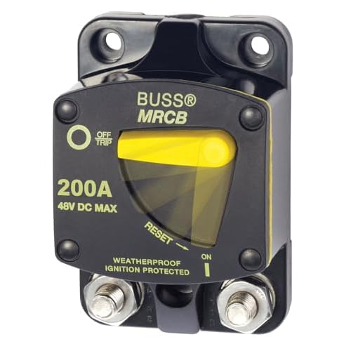 Blue Sea Systems 7149 187-Series Circuit Breaker, Surface Mount, 200A