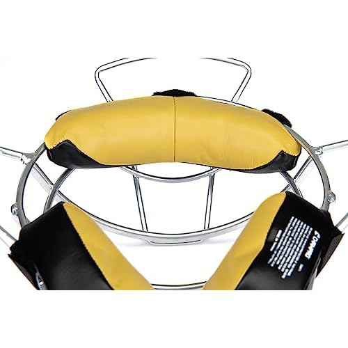 CHAMPRO 18oz. Lightweight Baseball/Softball Adult Umpire Face Mask with Bio-FreshTreatment, Silver