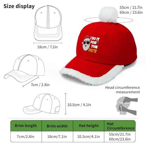 Embroidered Baseball Cap Golf Dad Hat Adjustable Original Classic Low Profile Cotton Cap Red Santa Hat Men Women