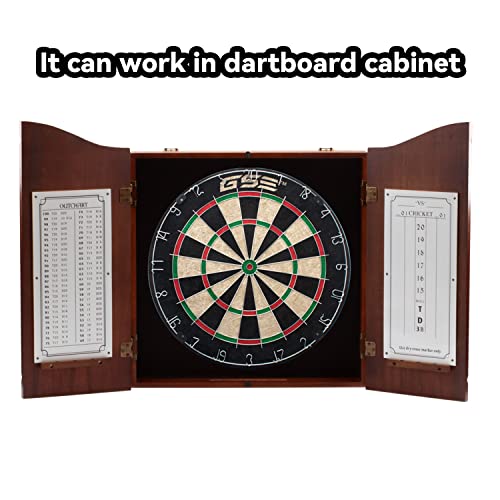 Pro Bristle Dartboard Set with 6 Steel Tip Darts - Official Size 18 Inch