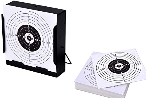 Remarkable Air Shot Paper Targets, 100 Pack 5.5in Papers Target for Pellet Trap Air Shot Targets and Shooting Range Pellet Catcher for Airsoft Training and Shooting Practice (White)