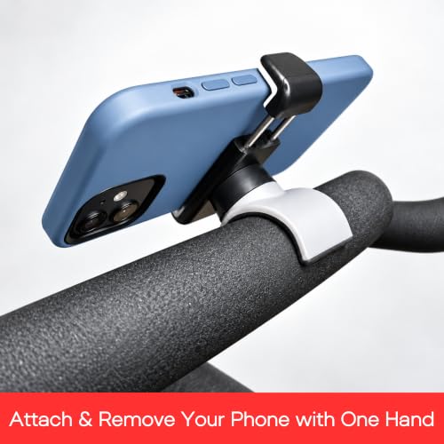 Phone Holder for Peloton Bike & Bike+ 360° Rotation, Secure Mount