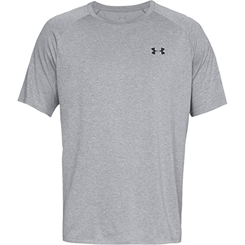 Under Armour Men's Tech 2.0 Short-Sleeve T-Shirt - 4X-Large Steel Light Heather/Black