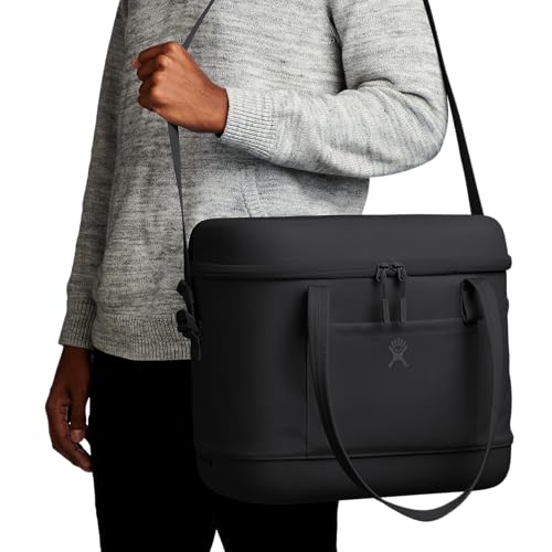 Hydro Flask Cooler Bag for Beach, Beverages and Travel - Insulated Soft Lunch Bag - 20 L Capacity in Black
