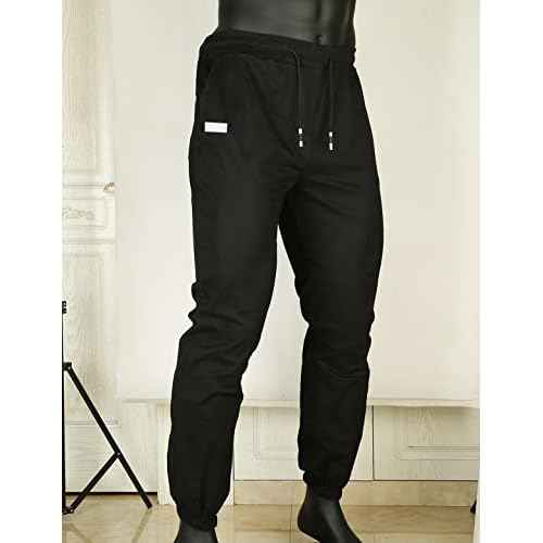 Men Joggers Chino Cargo Pants Hiking Outdoor Recreation Pants Twill Fitness Track Jogging Pants Casual Cotton Pants