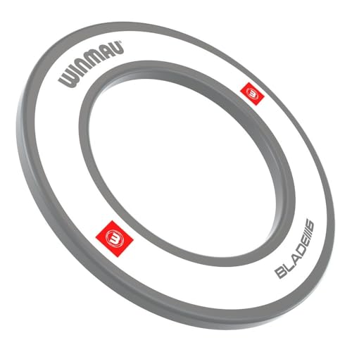 Winmau Dart Board Surround Ring - Pro Line 1.0 & 2.0 Red, Blue, Black & White Dartboard Surround - Backboard Wall Protector