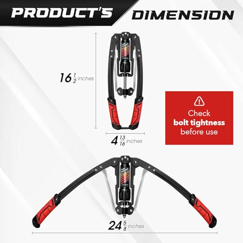 Hydraulic Power Twister Bar for Upper Body Strength Training - Adjustable Resistance