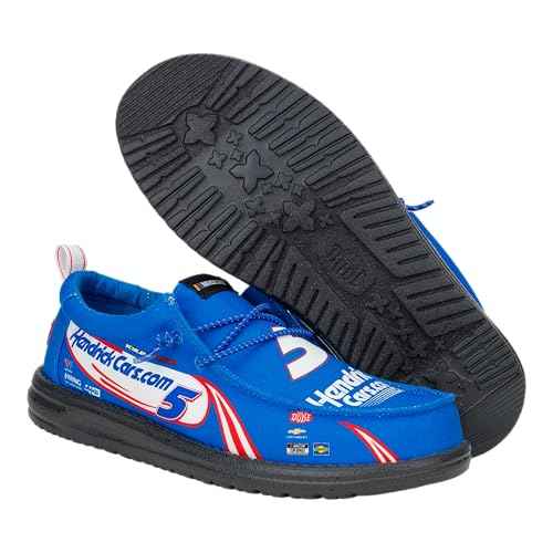 HEYDUDE X NASCAR, Men's Slip-on Loafers, Comfortable & Light-Weight