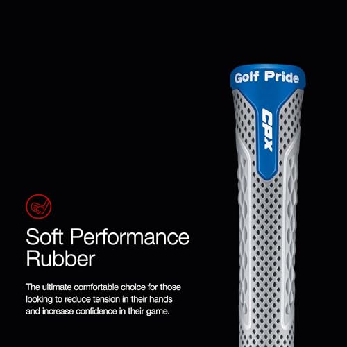 Golf Pride CPX Golf Club Grip - Quilted Texture Grip & Soft, Tacky Feel for Comfort & Control - Less Tension & More Power with Plus4 Technology