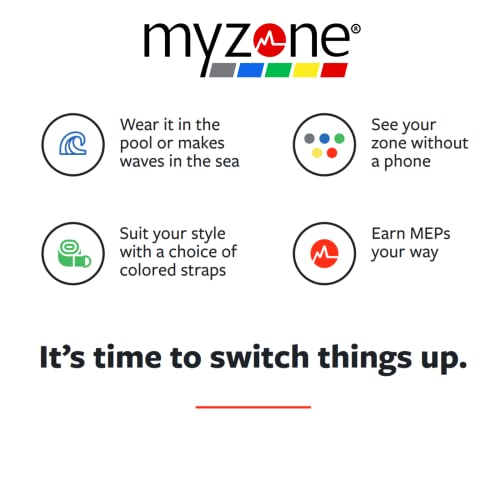 Myzone MZ-Switch Replacement Arm & Wrist Straps - Orange