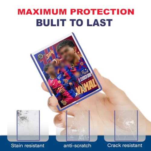 500 Hard Card Sleeves for Trading Card Protection - Baseball, Sports, Gaming, Premium Top Loaders - Variation of THIS listing