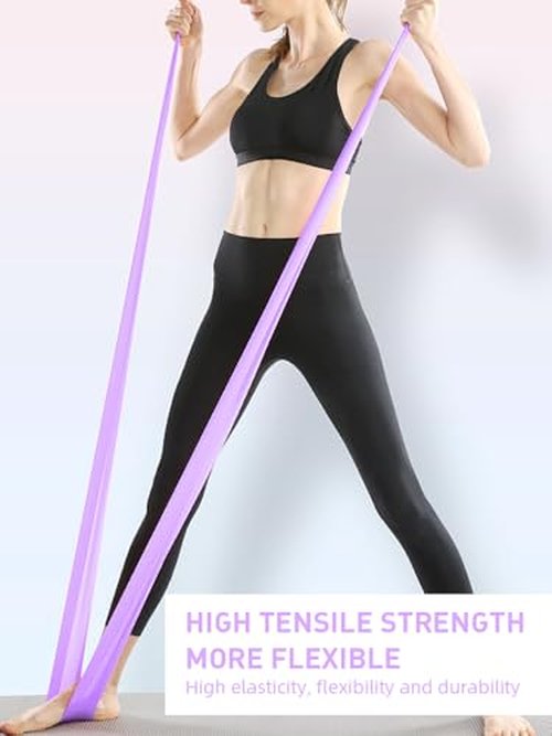 Professional Resistance Band, Latex-Free Elastic Exercise Band for Strength Training, Physical Therapy, Pilates, Rehab