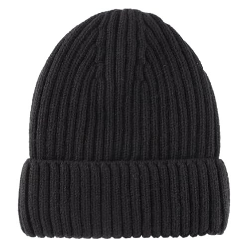 Connectyle Fleece Lined Cuffed Beanie Hat for Men Women Knitted Winter Wool Beanies Skull Cap Warm Watch Hat
