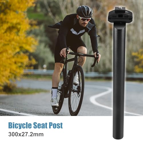 Aluminum Bike Seat Post 300x27.2mm Mountain & Road Bike Saddle Pole
