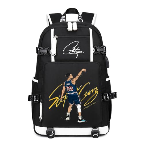 Basketball Player Multifunctional Backpack W3 Sports Fan Bookbag Travel & School
