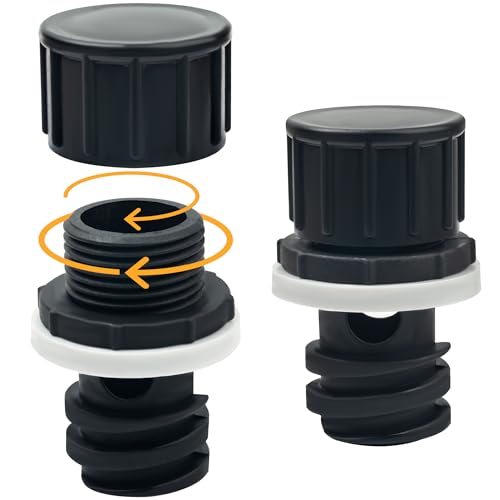 2 Pack Cooler Drain Plug Hose Connection Replacement for Yeti Tundra & Roadie