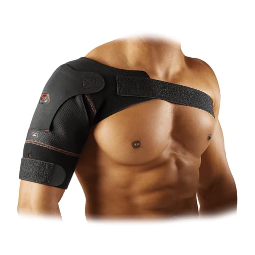McDavid Light Shoulder Support Medium - Adjustable Sports Brace for Injury Recovery
