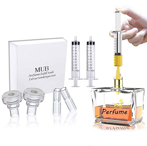 Perfume Refill Tool Kit – 10ml Syringes with 4 Adapters for Fragrance Transfer (Variation: 2types)