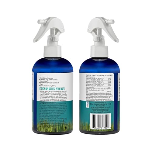 8oz Natural Tick & Insect Repellent Spray - DEET-Free, Plant-Based for Family & Pets - Variation of THIS listing