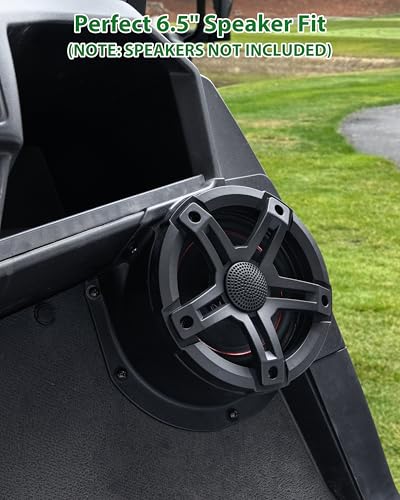 Under Dash Speaker Pods for Yamaha Drive2 G29 Golf Cart - 6.5 Inch Compatibility