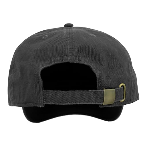 Black Cotton Baseball Cap Hat - Adjustable, Plain, Wholesale 12 Pack - One Size