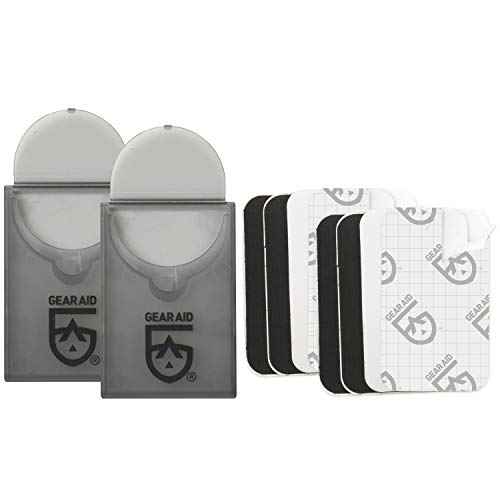 GEAR AID Tenacious Tape Mini Patches with Peel-and-Stick Adhesive Repairs Holes and Tears in Winter Gear, Down Puffer Jackets, Sleeping Bags, Tents and Rain Gear