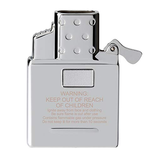 Zippo Butane Insert Gift Set - Double Torch, Refillable, Fits All Classic Cases