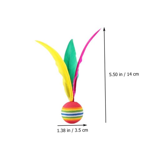 TOYANDONA 6pcs Wear-Resistant Interactive Badminton Shuttlecock for Boy Girl Plaything to Coordination and Fitness for Birthday and Daily Activities