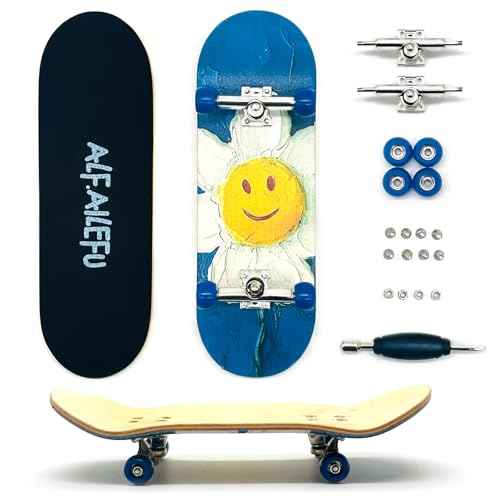 Pro Fingerboard 32mm Wooden Board Professional Finger Skateboard Trucks CNC Wheels with Bearings