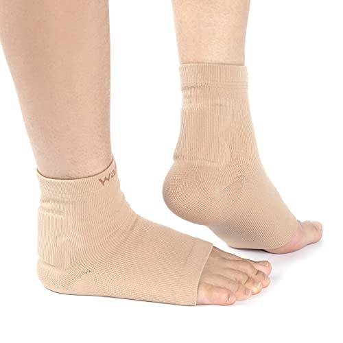 Achilles Tendon Protector Compression Sleeve - S/M Pair, Support for Bursitis & Tendonitis