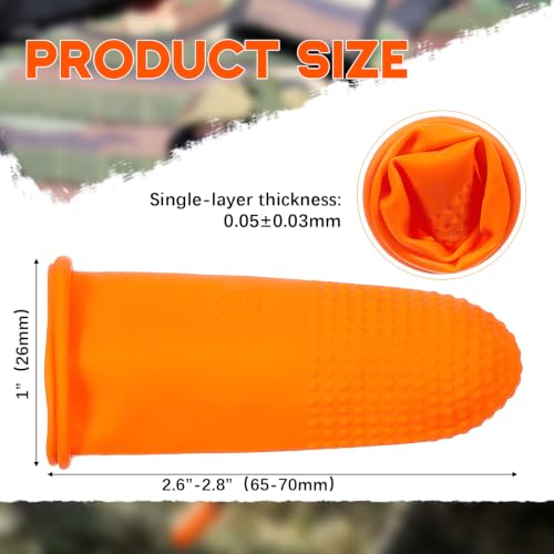 80 Pcs Latex Dust Covers for Equipment - Orange, Stretchable Protective Covers