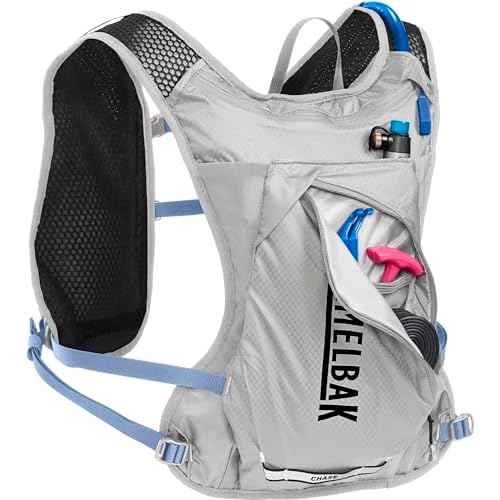 CamelBak Women's Chase Race 4 Hydration Vest- for Gravel, Mountain, Bikepacking and Endurace Cycling- 1.5L Reservoir, Vapor Blue