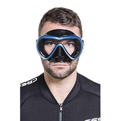 Cressi Anti-Fog Wide View Single Lens Scuba Diving and Freediving Masks A1