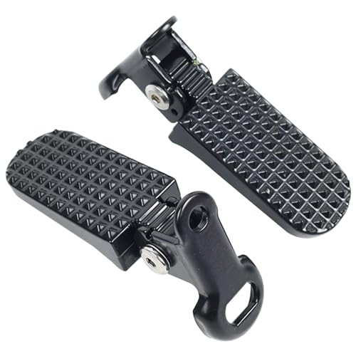 2PCS Foldable Aluminium Bike Rear Pedals Footrests for Bicycle