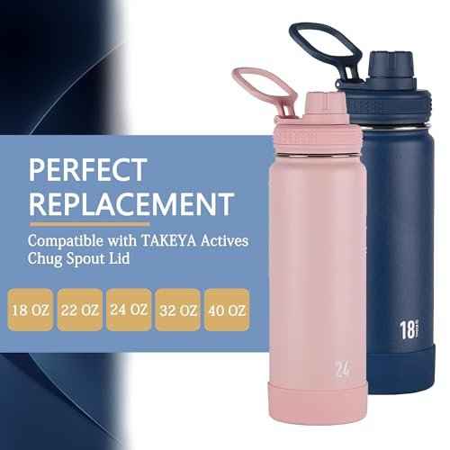 13 Pcs Water Bottle Lid Gasket Replacement for Takeya Actives 18oz 22oz 24oz 32oz 40oz,Leak-Proof Rubber Seal Ring Gaskets O Ring Replacement Parts for Spout Lid (Not for Takeya Originals)