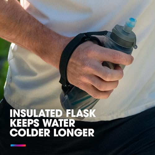 HydraPak SkyFlask IT 500ml Insulated Running Water Bottle - Clear