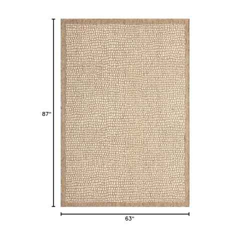 Tommy Bahama Marlin Transitional Indoor/Outdoor Area Rug, Brown, 5'3"x7'3"