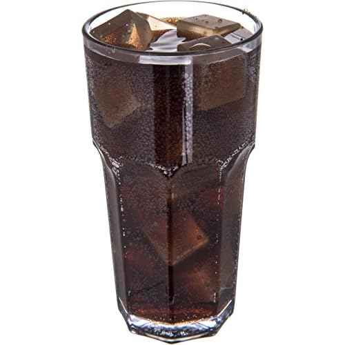 Carlisle FoodService Products Louis Tall Tumbler for Restaurants, Catering, Kitchens, Plastic, 16 Ounces, Clear, (Pack of 24)