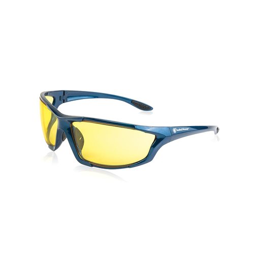 Smith & Wesson Major Full Frame Shooting Glasses with No-Slip Rubber, Impact Resistance and Storage Bag for Shooting, Working and Everyday Use