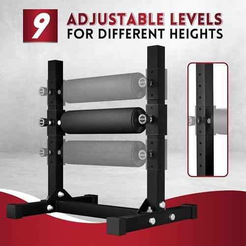 Fitvids Bulgarian Split Squat Stand, Single Leg Squat Roller, One Leg Squat Stand, Stand-Alone Machine Leg Curl for Lower Body training