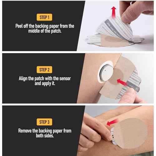 Dexcom G7 Adhesive Patches 30PCS, Waterproof & High Viscosity Over Patches, Pre-Cut Adhesive Medical Tape, 10+ Days Long Stay, Breathable, Latex-Free, Sensor is NOT Included (Multicolor)