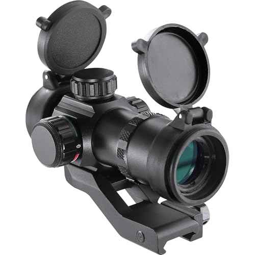 Barska Red Dot Sight ? Compact Reflex Optic Scope with Adjustable Brightness for Rifles, Shotguns, Handguns, and Crossbows
